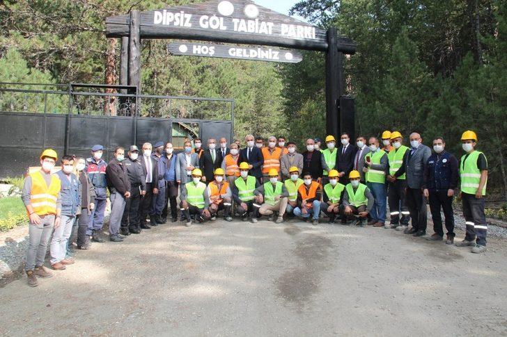 Dipsizgöl Tabiat Parkında çalışmalar devam ediyor G2