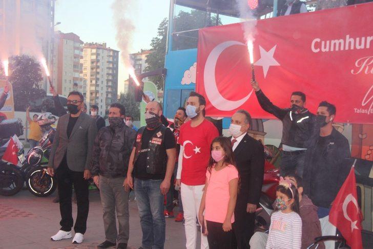 Kayseri’de motosiklet ve vosvoslu 29 Ekim coşkusu G1