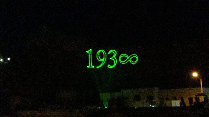 Kars’ta bayrak ve Atatürk temalı lazer gösterisi G4