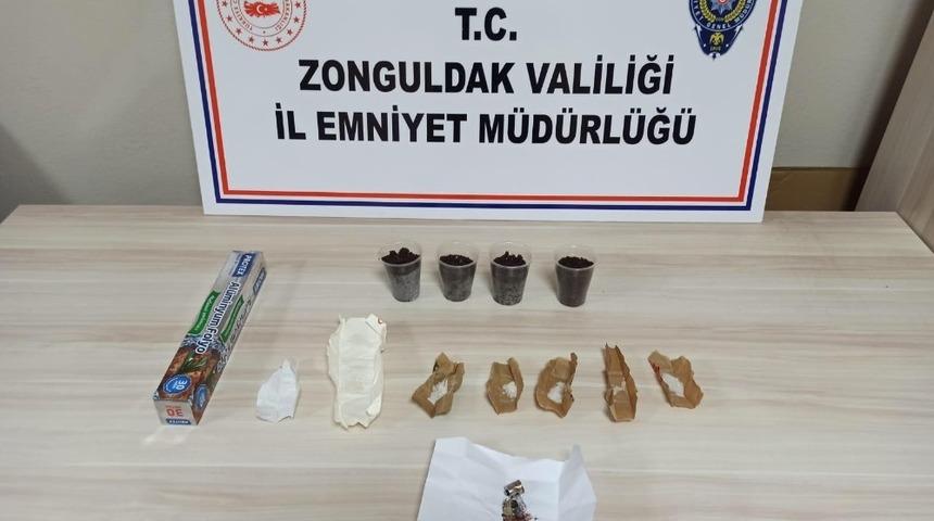 Zonguldak&rsquo;ta uyuşturucu operasyonu: 1 g&ouml;zaltı