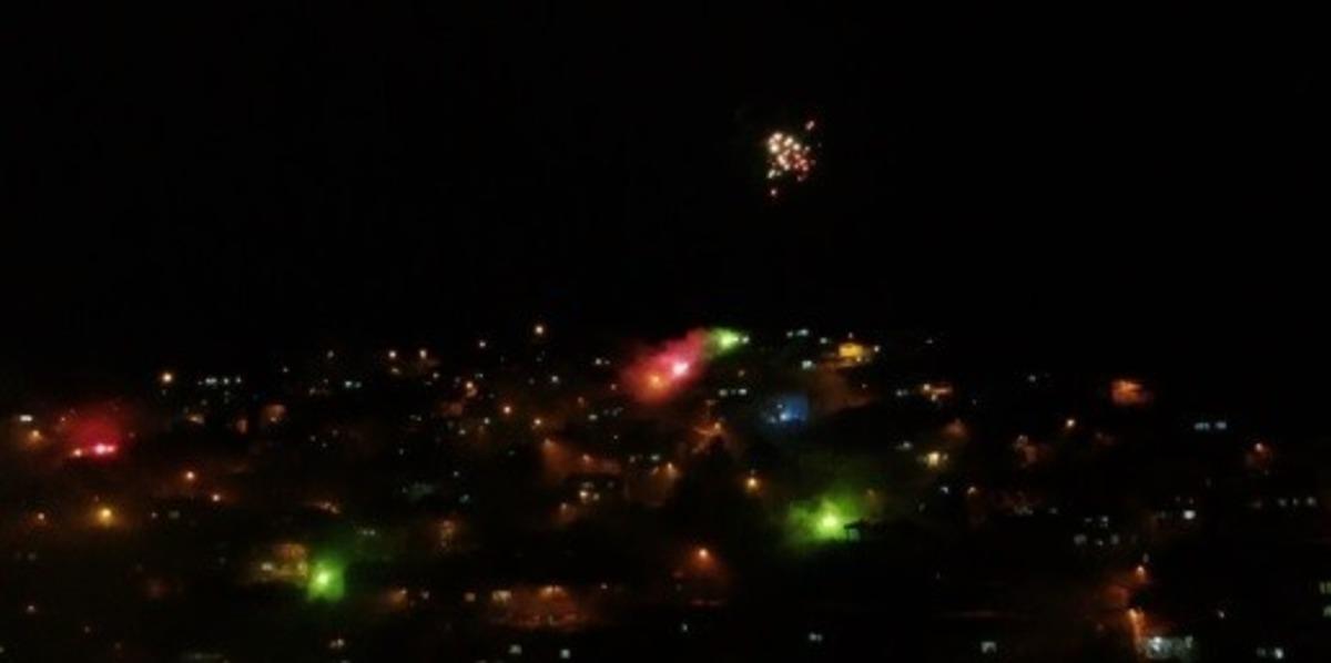 Uludağ eteklerinde meşaleli Cumhuriyet ş&ouml;leni