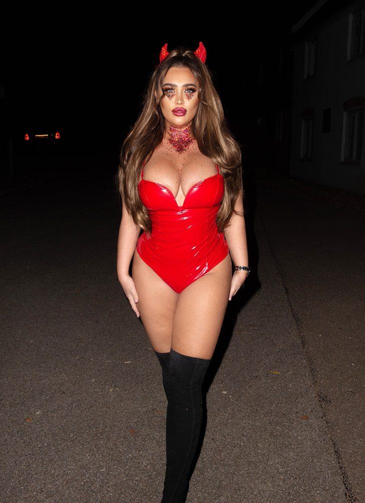 Lauren Goodger Cadılar Bayramı ruhuna erken girdi G1