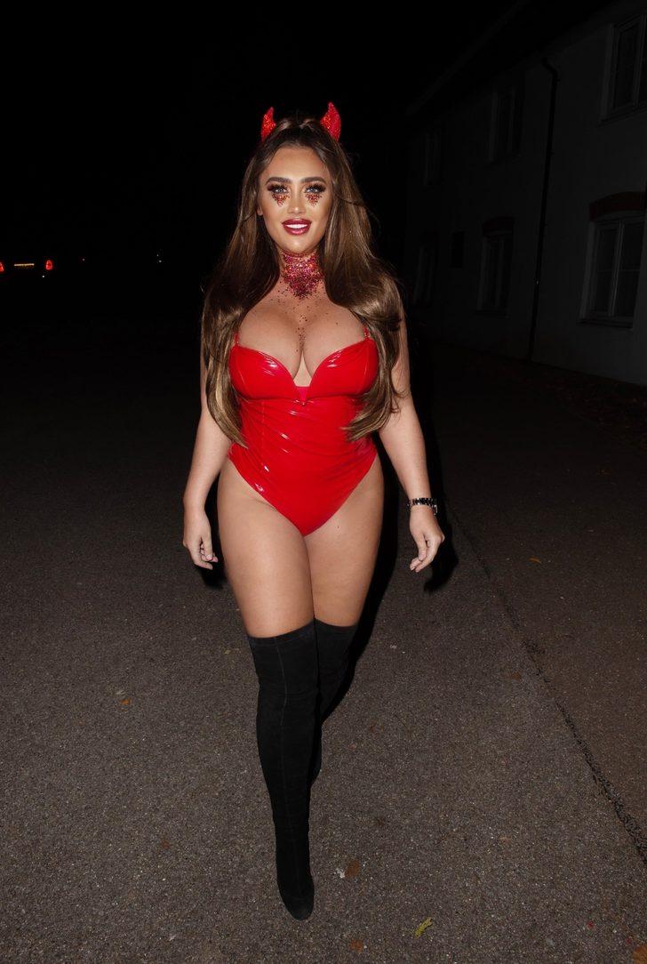 Lauren Goodger Cadılar Bayramı ruhuna erken girdi G2