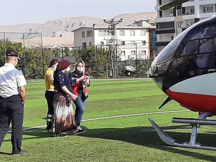 Acil hastaların imdadına hava ambulansı yetişiyor G2