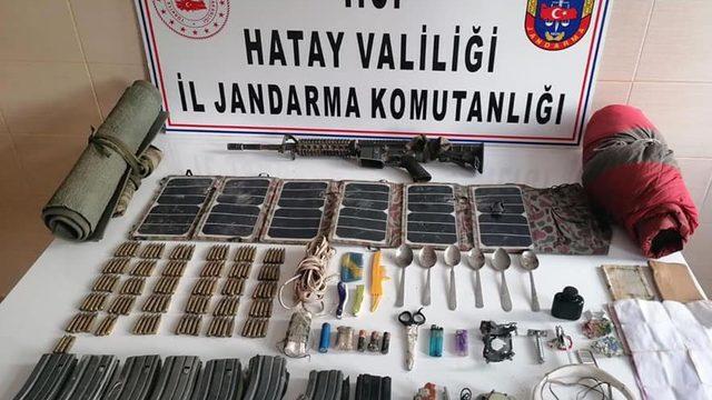 Amanoslar’da terör örgütüne ait piyade tüfeği ele geçirildi