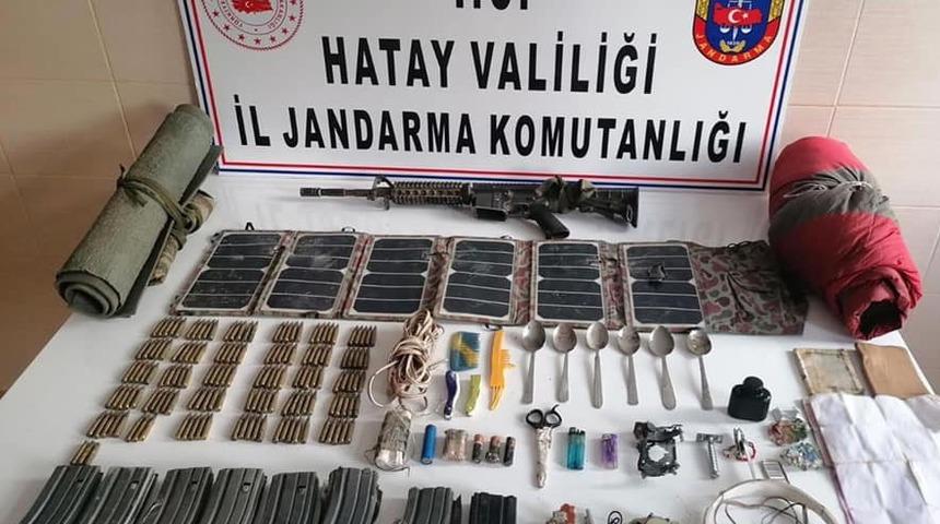 Amanoslar&rsquo;da ter&ouml;r &ouml;rg&uuml;t&uuml;ne ait piyade t&uuml;feği ele ge&ccedil;irildi