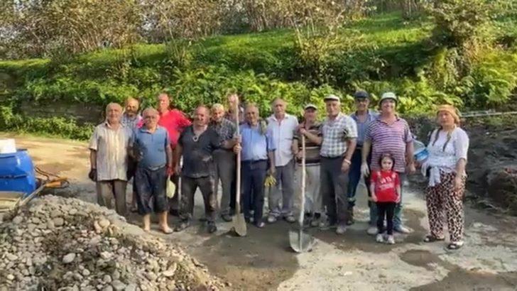 Yıllardır yaşanan yol sorununu mahalle halkı el birliğiyle çözmeye çalışıyor G3