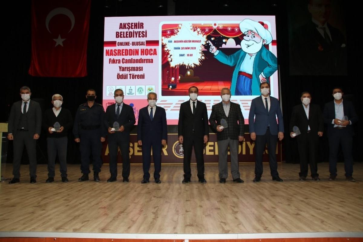 Online Fıkra Canlandırma Yarışması &ouml;d&uuml;l t&ouml;reni yapıldı