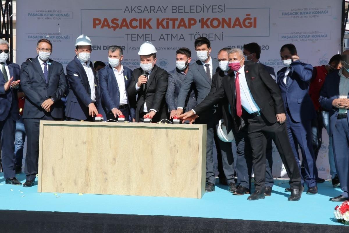 Aksaray Belediyesi &uuml;&ccedil; kitap konağının temelini attı