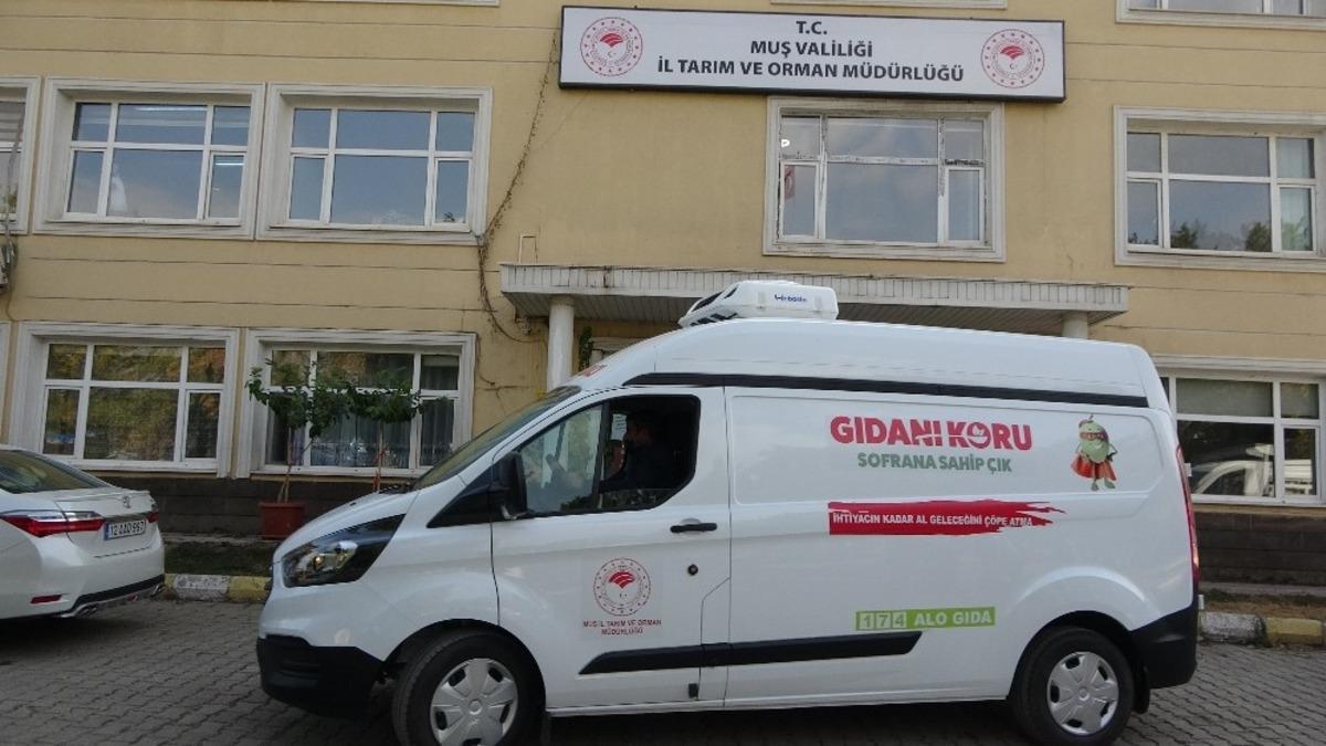 Muş Valiliğinden Tarım ve Orman M&uuml;d&uuml;rl&uuml;ğ&uuml;ne aşı nakil aracı