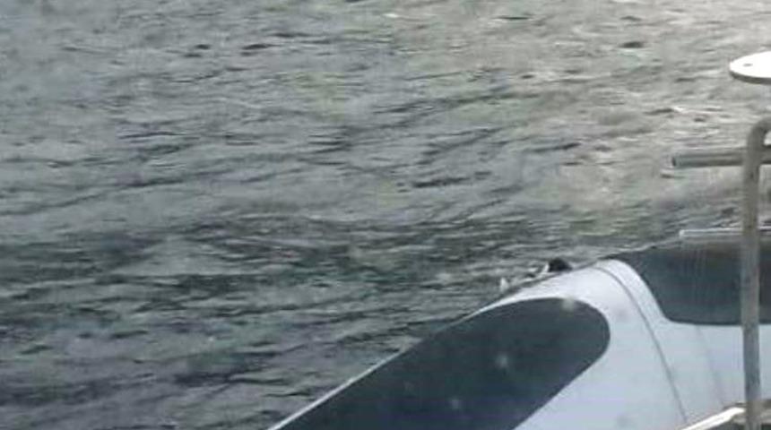 Şambrelle Kos adasına y&uuml;zerek ge&ccedil;meye &ccedil;alıştı