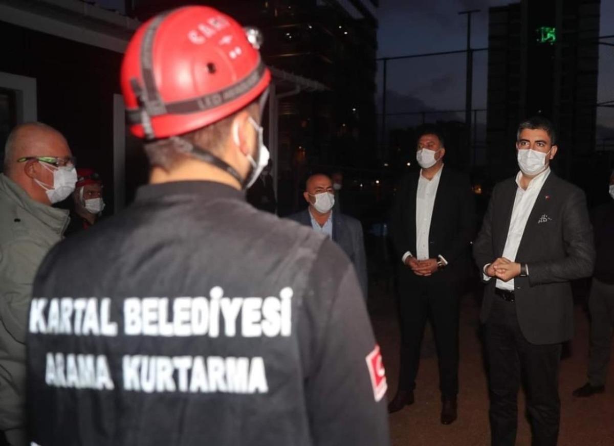 Kartal Belediyesinden İzmir&rsquo;e yardım
