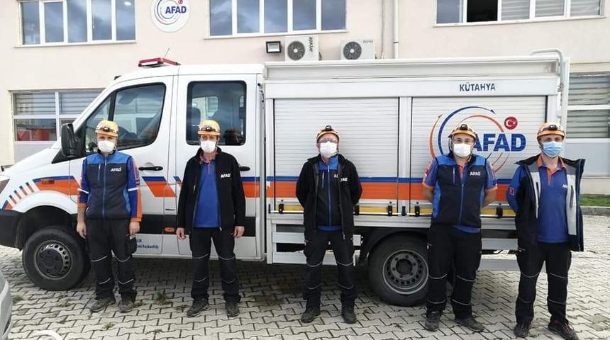 Kütahya’dan İzmir’e yardım ekibi