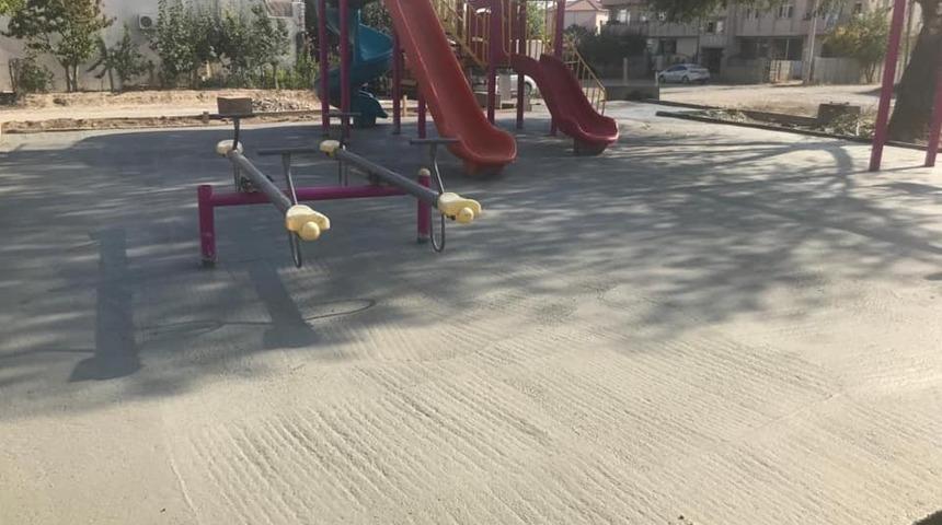 &Ccedil;ocuk oyun alanları bakımdan ge&ccedil;iyor