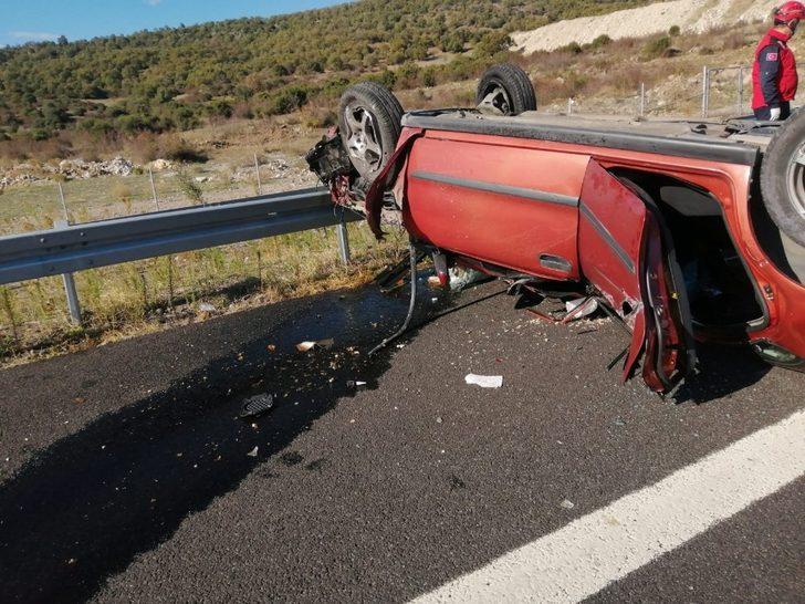 Balıkesir’de otobanda trafik kazası 1 ölü G2