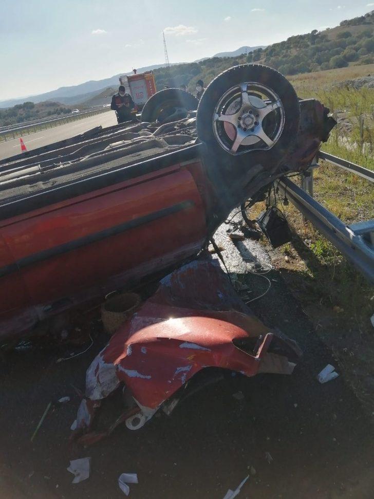 Balıkesir’de otobanda trafik kazası 1 ölü G4