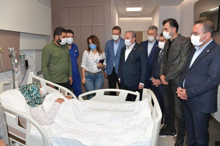 TBMM Başkanı Mustafa Şentop enkaz altından çıkarılan Buse Hasyılmaz'ı ziyaret etti: G3