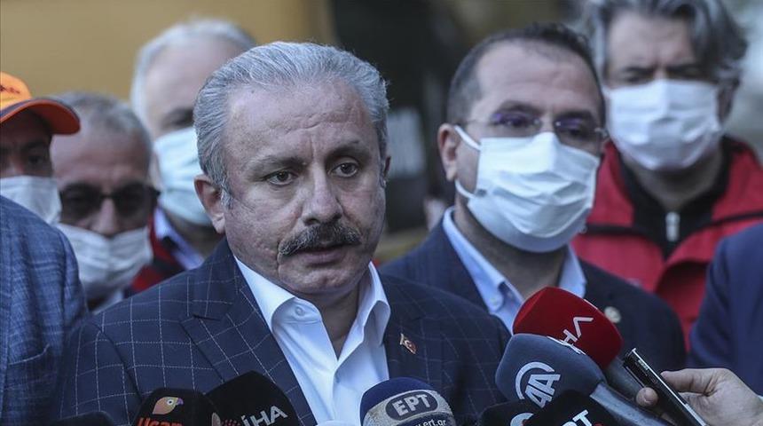 TBMM Başkanı Mustafa Şentop'tan enkazdan çıkarılan Buse Hasyılmaz'a ziyaret