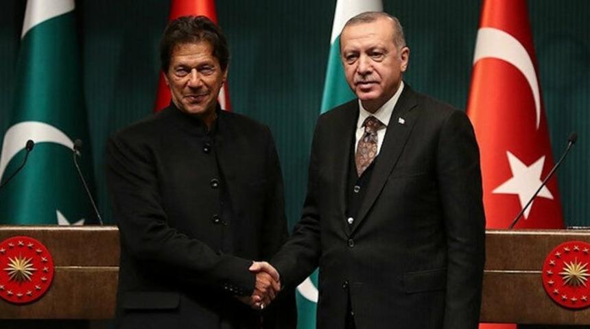 Cumhurbaşkanı Erdoğan, Pakistan Başbakanı İmran Han ile görüştü