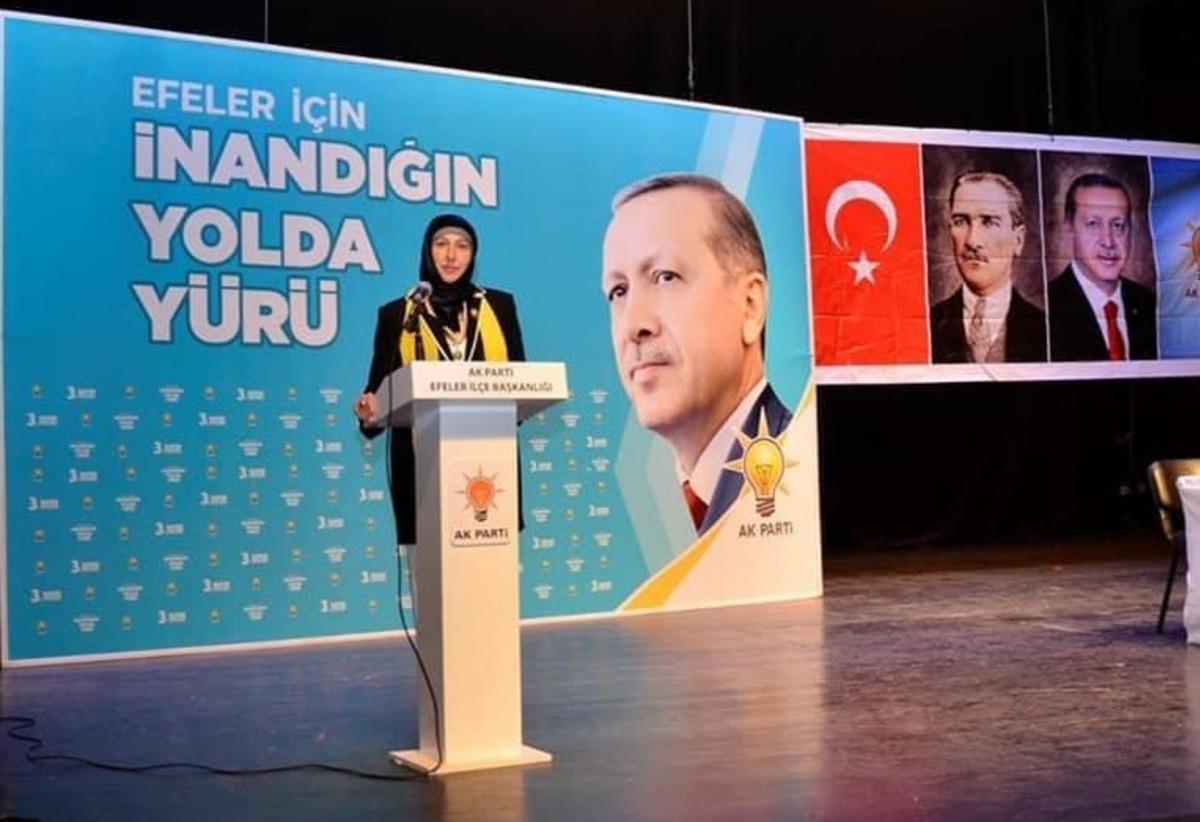 AK Parti Efeler İl&ccedil;e Kadın Kolları Başkanı Ege, g&uuml;ven tazeledi