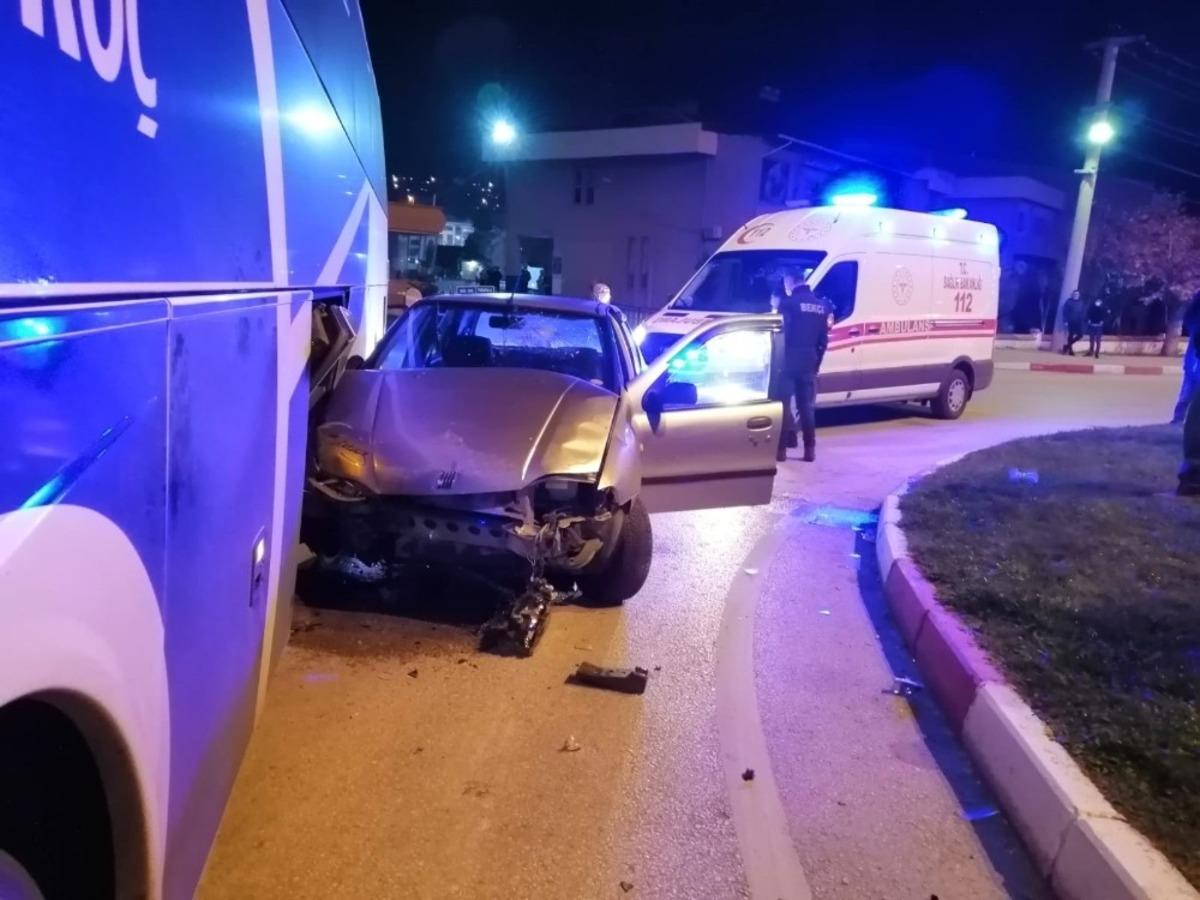 &Ccedil;an&rsquo;da trafik kazası: 1 yaralı