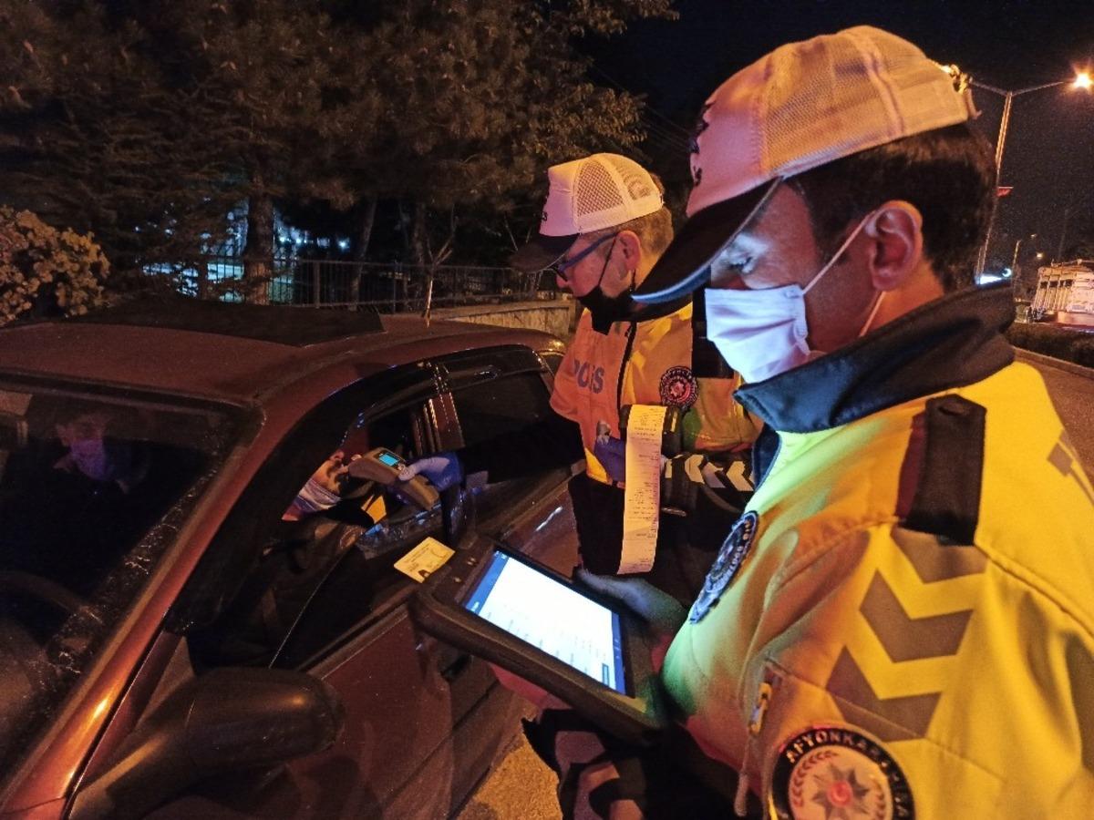 Şuhut&rsquo;ta trafik ekiplerinden alkol denetimi