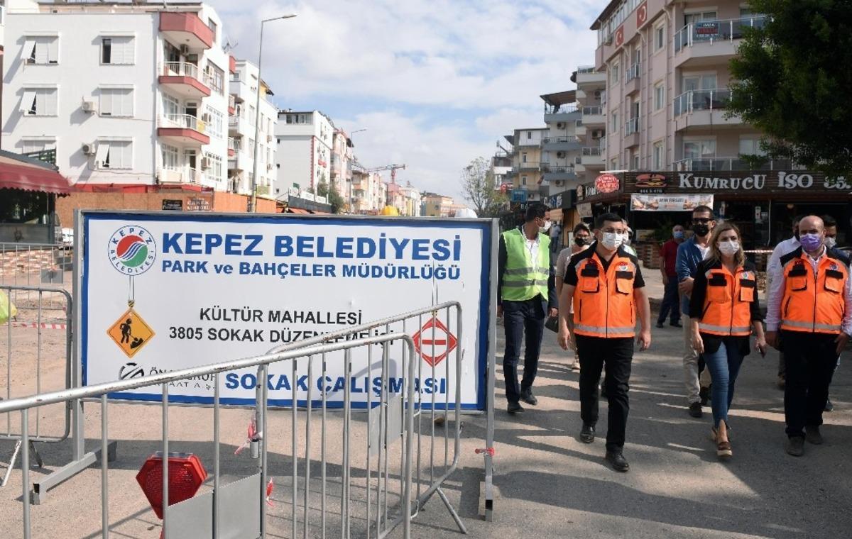 Kafeler Caddesi g&uuml;zeleşiyor