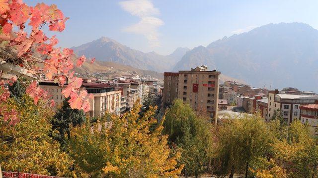 Hakkari’de büyüleyen sonbahar görüntüleri