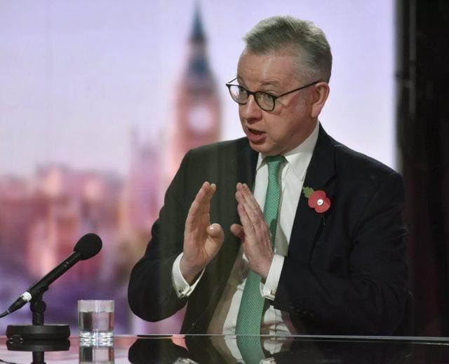 İngiltere'de kabine faaliyetlerinin koordinasyonundan sorumlu bakan Michael Gove