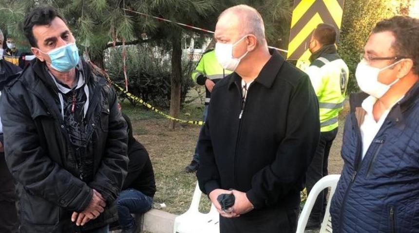 Başkan Erg&uuml;n depremzede vatandaşlarla bir araya geldi