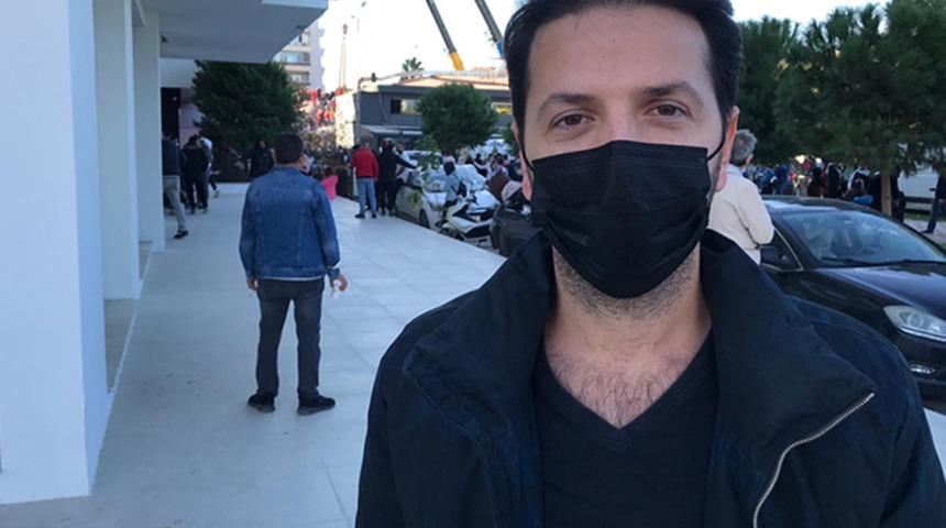 Enkaz altında kalmaktan son anda kurtulan dişçi dehşet anlarını anlattı