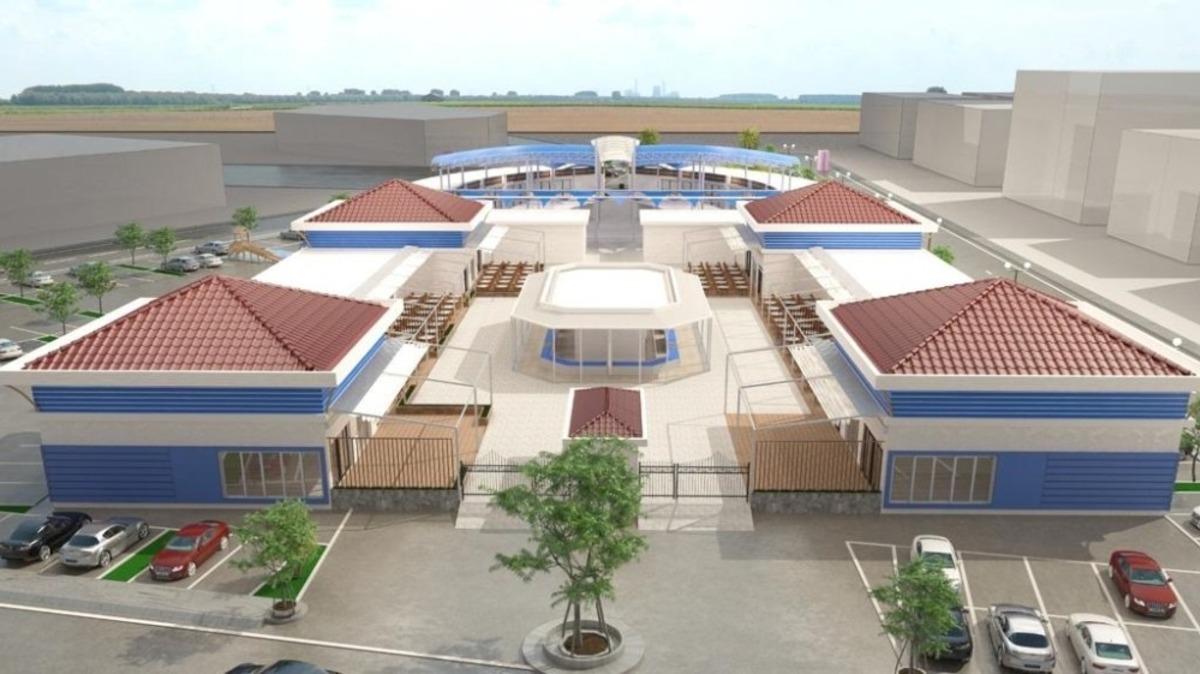 Şehrin merkezine balık ve organik pazar