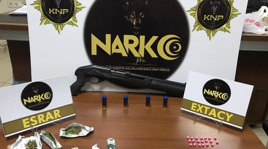 Akşehir’de uyuşturucu operasyonu