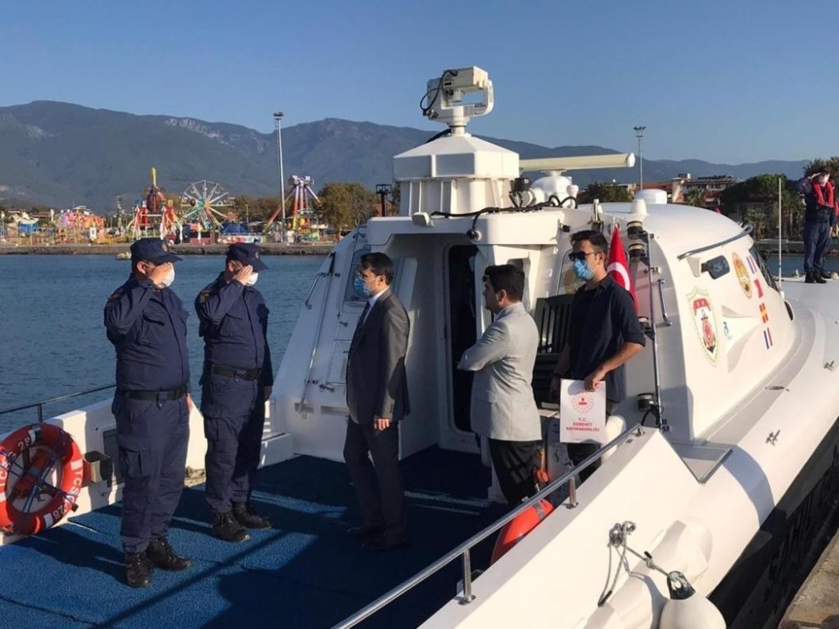 Kaymakam &Uuml;nsal&rsquo;dan denizden sahil denetimi