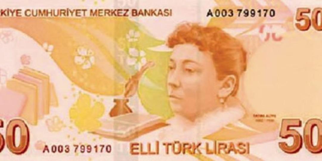 Anneannesinin 50 TL &uuml;zerinde fotoğrafı var