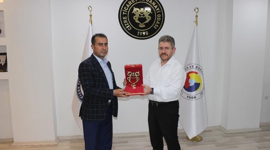 TSO Meclis Başkanı Yıldırım, Irak T&uuml;rkmen Cephesi Milletvekili Bilal ile bir araya geldi