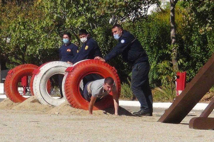 İtfaiyeci olmak için ter döktüler G1