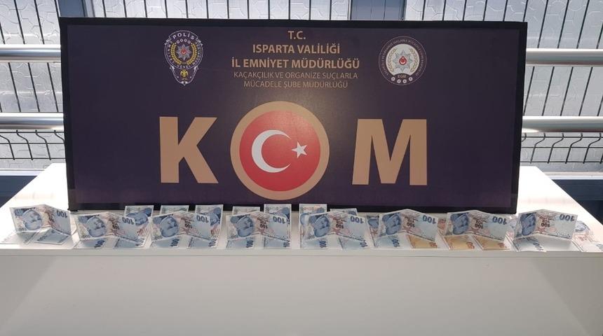 Isparta&rsquo;daki sahte para operasyonunda 1 kişi tutuklandı