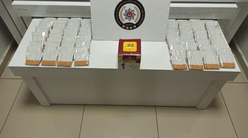 T&uuml;t&uuml;n ve telefon ka&ccedil;ak&ccedil;ılığı yapan 3 ş&uuml;pheli yakalandı