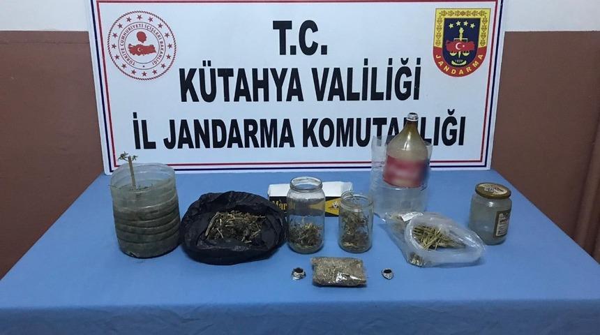Gediz’de uyuşturucu operasyonu
