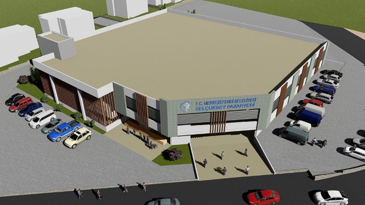 Sel&ccedil;ukbey Kapalı Pazar Yeri i&ccedil;in temel atma t&ouml;reni ger&ccedil;ekleştirildi