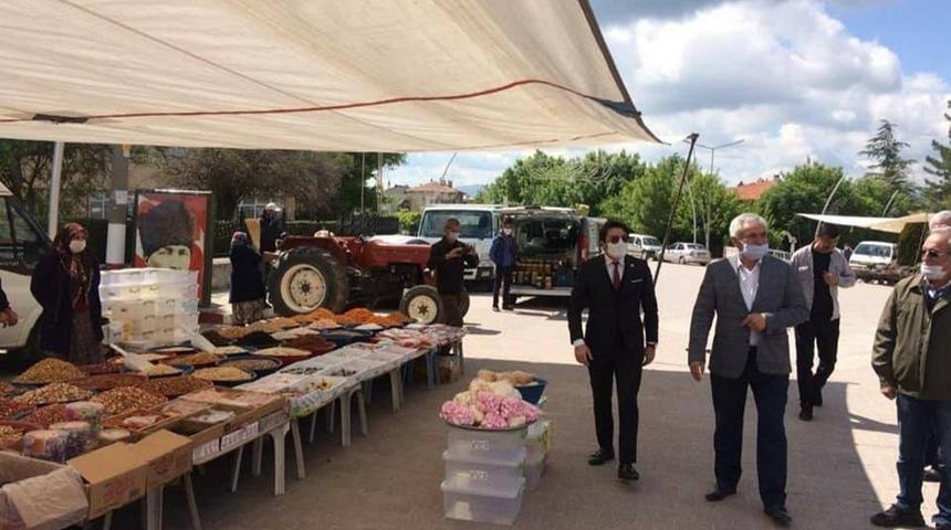 Dumlupınar il&ccedil;e pazarı 2 hafta kapatıldı