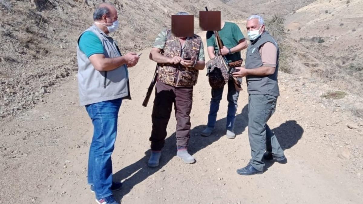 Elazığ&rsquo;da av denetimi, 6 şahsa yasal işlem yapıldı