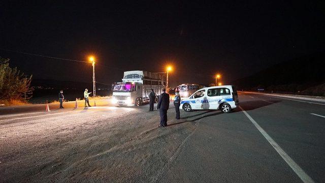 Kahramanmaraş’ta gıda taşıyan araçlara denetim 1