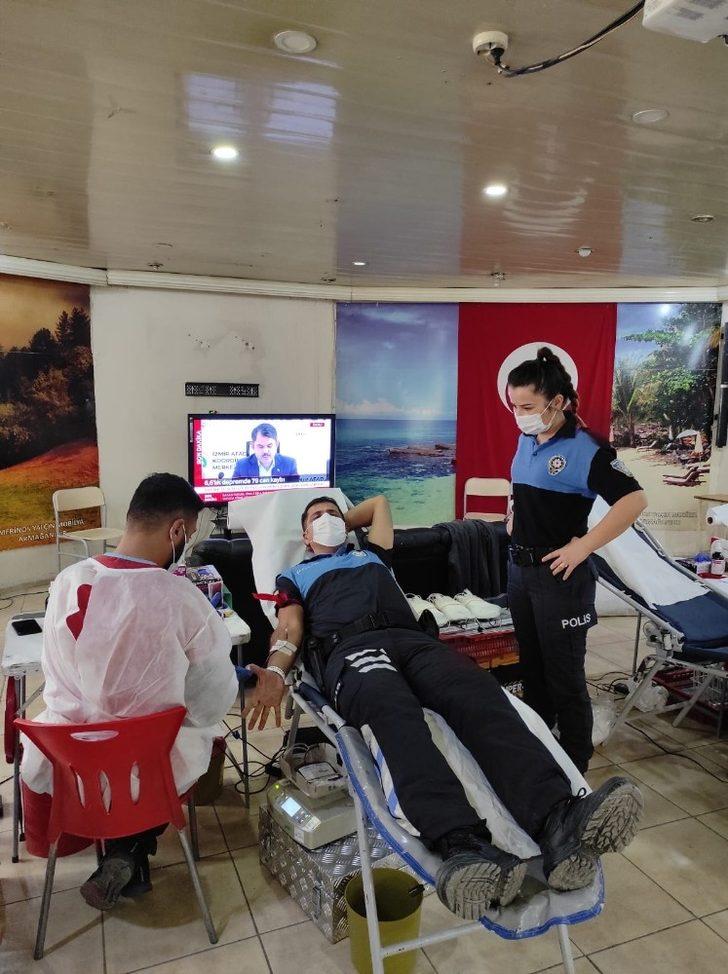 Kızıltepe polisinden kan bağışı G2