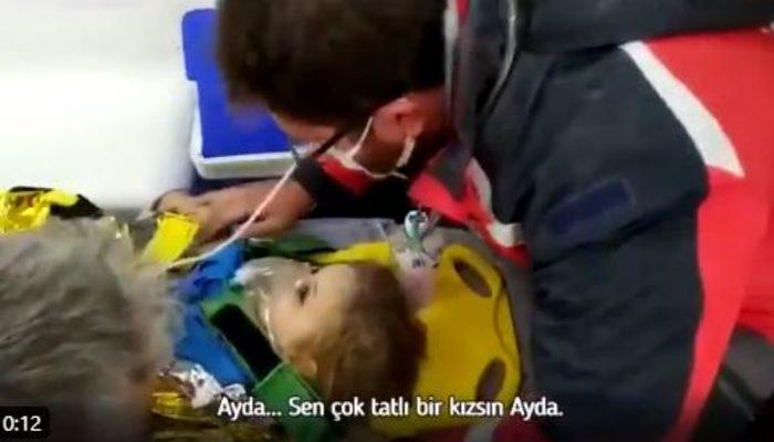 Ayda Gezgin'in ambulanstaki görüntüleri gözleri yaşarttı! Bakan Koca paylaştı