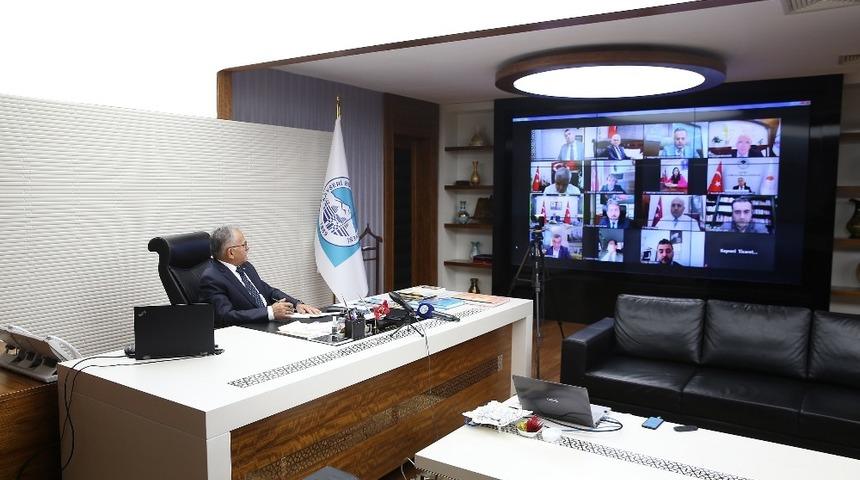 Başkan B&uuml;y&uuml;kkılı&ccedil; İl Hıfzıssıhha Kurulu toplantısına katıldı