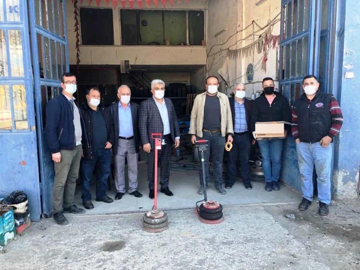 Başkan &Ccedil;alışkan, sanayi esnafının sorunlarını dinledi