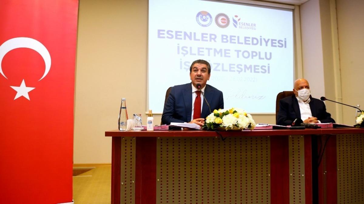 Esenler&rsquo;de toplu s&ouml;zleşme sevinci
