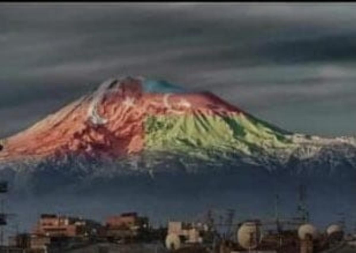 Ermenistan Ağrı Dağı&rsquo;na baktığında Azerbaycan&rsquo;ı ve T&uuml;rkiye&rsquo;yi g&ouml;recek
